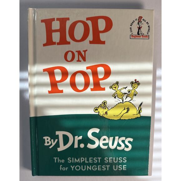 Hop on Pop by Dr. Seuss First Edition Book Club 1963 Hardcover - Picture 1 of 10
